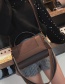 Fashion Brown Color-matching Belt Decorated Bag