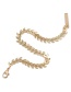 Fashion Gold Color Leaf Shape Decorated Bracelet