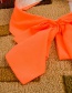 Fashion Orange Pure Color Decorated Fake Collar