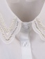 Fashion White Pure Color Decorated Fake Collar
