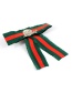 Elegant Red+green Bee Shape Decorated Bowknot Brooch