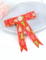 Fashion Red+green Christmas Tree Pattern Decorated Brooch