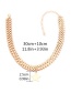 Fashion Gold Color Star Shape Decorated Choker