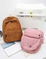 Fashion Beige Zipper Decorated Backpack