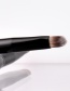 Fashion Black Pure Color Decorated Makeup Brush (2 Pcs )