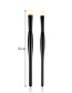 Fashion Yellow Pure Color Decorated Makeup Brush (2 Pcs )