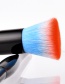 Fashion Red+blue Color Matching Decorated Makeup Brush (2pcs)