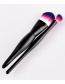 Fashion Red+white Color Matching Decorated Makeup Brush (2pcs)