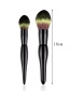 Fashion Green+black Round Shape Decorated Makeup Brush (2 Pcs)
