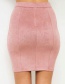 Fashion Pink Lacing Decorated Skirt