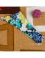 Fashion Multi-color Flower Pattern Decorated Fake Collar