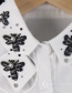 Fashion White Bee Shape Decorated Fake Collar