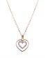 Fashion Gold Colour Heart Shape Decorated Jewelry Set ( 9 Pcs )