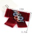 Fashion Claret Red Snake Shape Decorated Bowknot Brooch