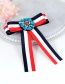 Trendy Multi-color Flower Shape Decorated Bowknot Brooch