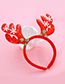 Lovely Red+green Antlers Decorated Chrismas Hair Clip