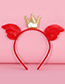 Lovely Red+green Antlers Decorated Chrismas Hair Clip
