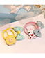 Fashion Pink+blue Little Whale Decorated Hair Band (1pair)