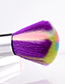Fashion Multi-color Round Shape Decorated Makeup Brush (2 Pcs)
