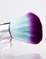 Fashion Blue+purple Oblique Shape Decorated Makeup Bruch (2 Pcs)