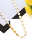 Fashion Silver Color Rhombus Shape Decorated Necklace