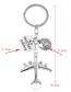Fashion Silver Color Aircraft Shape Decorated Necklace