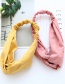 Lovely Pink Pure Color Decorated Hair Band