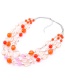 Vintage Orange Beads Decorated Multi-layer Jewelry Sets