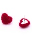 Fashion Pink Heart Shape Decorated Pure Color Earrings