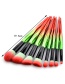 Trendy Red+green Color Matching Decorated Cosmetic Brush(8pcs)