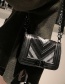 Fashion Black Sequins Decorated Shoulder Bag