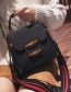 Fashion Black Button Decorated Shoulder Bag