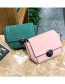 Fashion Pink Square Shape Design Pure Color Shoulder Bag