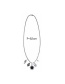 Fashion Silver Color+black Wing&sun Pendant Decorated Necklace