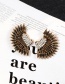 Fashion Gold Color Heart Shape Decorated Simple Earrings