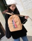 Fashion Brown Ribbons Decorated Simple Backpack