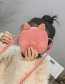 Lovely Pink Cat Shape Decorated Bag