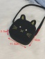 Lovely Black Cat Shape Decorated Bag