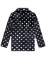Fashion Black Dot Shape Decorated Pajamas For Mother (1suit)