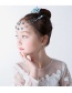 Fashion White Crown Shape Decorated Hair Clip(2 Pcs )