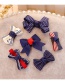 Lovely Pink Star Shape Decorated Bowknot Hair Clip(6pcs)