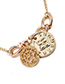 Fashion Gold Color Flower Pendant Decorated Multi-layer Necklace