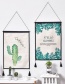 Fashion Green Cactus Pattern Decorated Ornament