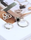 Bohemia Silver Color Hollow Out Decorated Rings (11pcs)