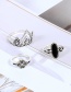 Bohemia Silver Color Hollow Out Decorated Rings (11pcs)