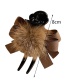 Fashion Pink Fuzzy Ball Decorated Pom Hair Clip