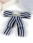 Fashion Red+white Bowknot Shape Decorated Brooch