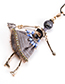 Fashion Black Ballerina Girl Decorated Long Necklace