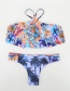 Sexy Multi-color Tree Pattern Decorated High-neckline Swimwear