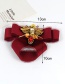 Fashion Red Bee Shape Decorated Brooch